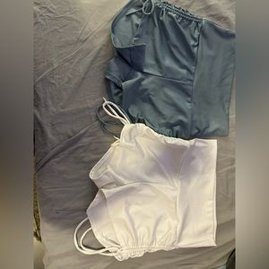 cinched booty shorts